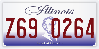 IL license plate Z690264
