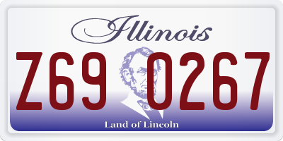 IL license plate Z690267
