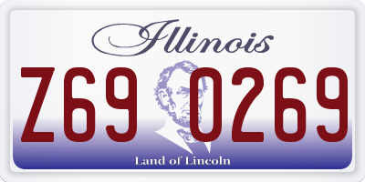 IL license plate Z690269