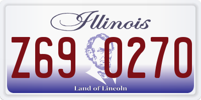 IL license plate Z690270
