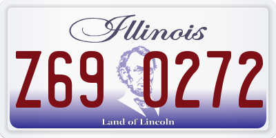 IL license plate Z690272