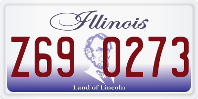 IL license plate Z690273