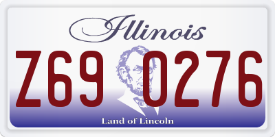 IL license plate Z690276