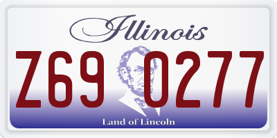 IL license plate Z690277