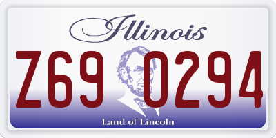 IL license plate Z690294