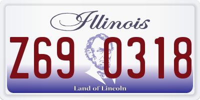 IL license plate Z690318