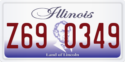IL license plate Z690349