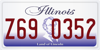 IL license plate Z690352