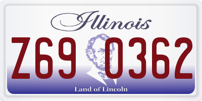 IL license plate Z690362