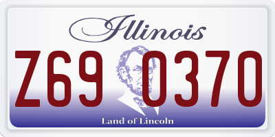 IL license plate Z690370