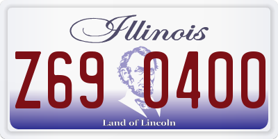 IL license plate Z690400