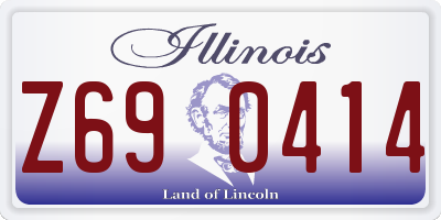 IL license plate Z690414