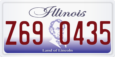 IL license plate Z690435