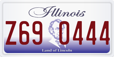IL license plate Z690444