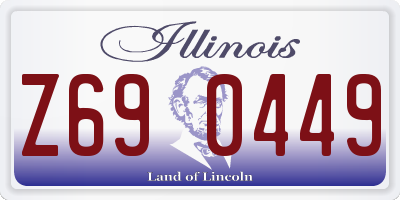 IL license plate Z690449