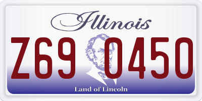 IL license plate Z690450