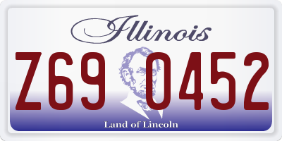 IL license plate Z690452
