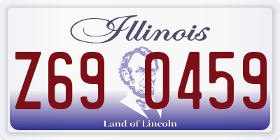 IL license plate Z690459
