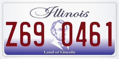 IL license plate Z690461