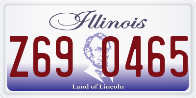 IL license plate Z690465