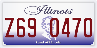 IL license plate Z690470