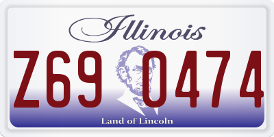IL license plate Z690474