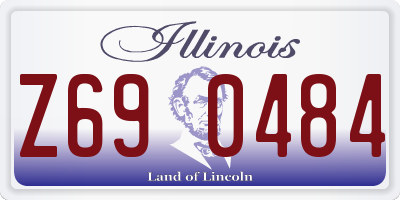 IL license plate Z690484