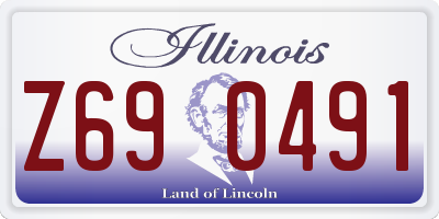 IL license plate Z690491