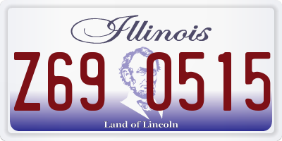 IL license plate Z690515