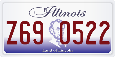 IL license plate Z690522