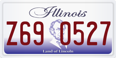 IL license plate Z690527