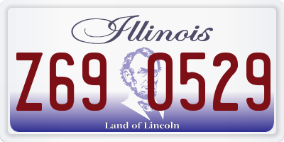 IL license plate Z690529