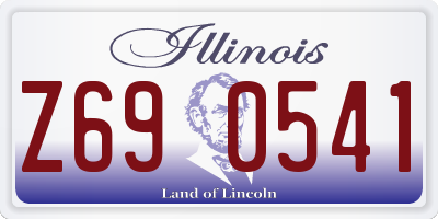 IL license plate Z690541