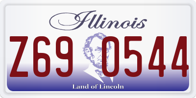 IL license plate Z690544