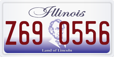IL license plate Z690556