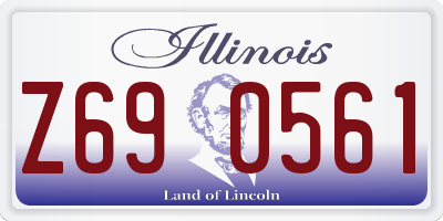 IL license plate Z690561