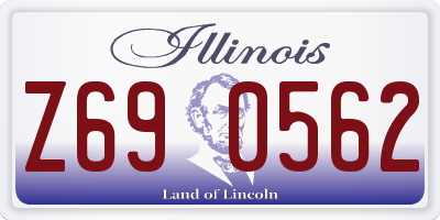 IL license plate Z690562