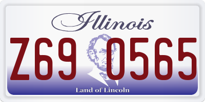IL license plate Z690565