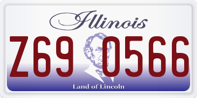 IL license plate Z690566