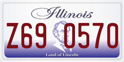 IL license plate Z690570