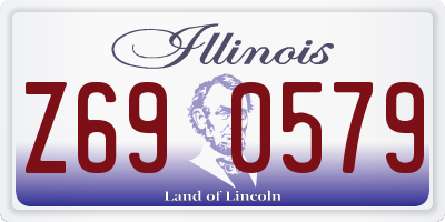 IL license plate Z690579