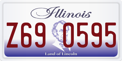 IL license plate Z690595