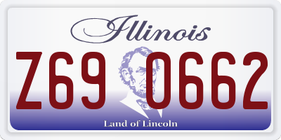 IL license plate Z690662