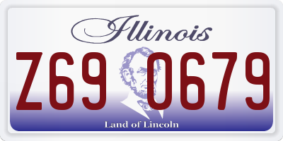 IL license plate Z690679