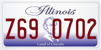 IL license plate Z690702