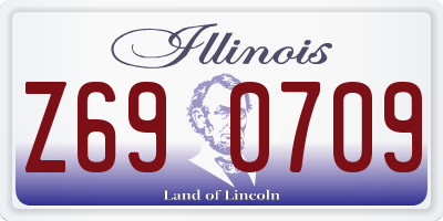 IL license plate Z690709