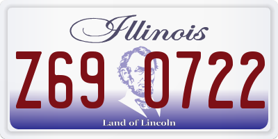 IL license plate Z690722