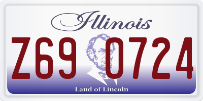 IL license plate Z690724