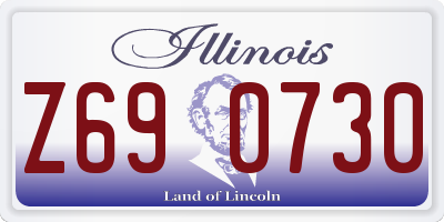 IL license plate Z690730