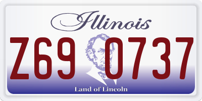 IL license plate Z690737